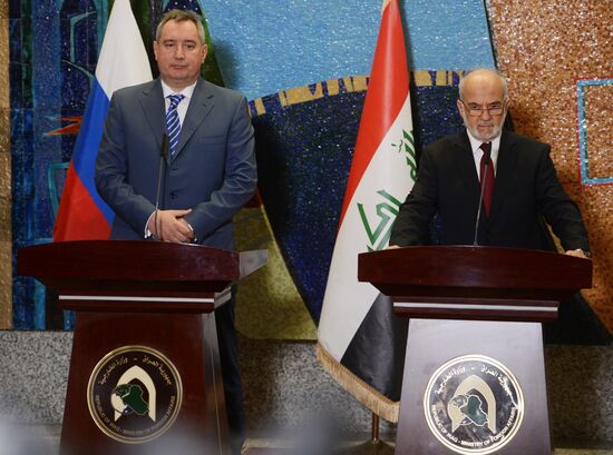 Russian Deputy Prime Minister Dmitry Rogozin visits Iraq. Day Two