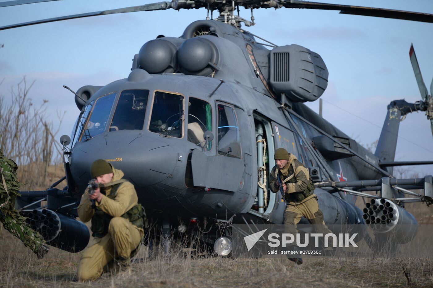 Motorized infantry exercise at Sernovodsky range