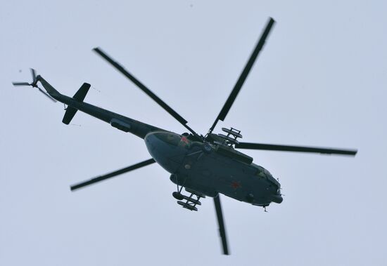Motorized infantry exercise at Sernovodsky range