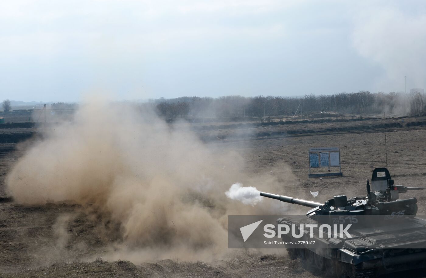 Motorized infantry exercise at Sernovodsky range
