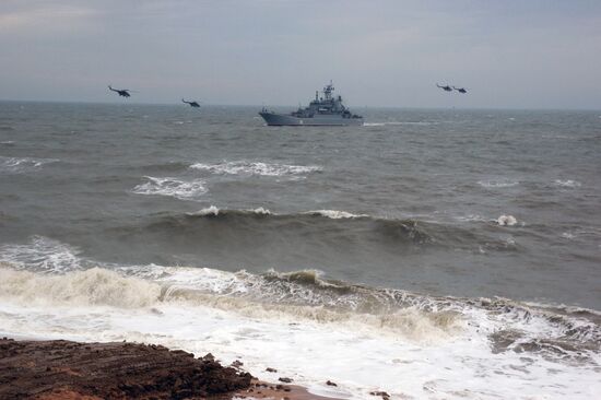 Black Sea Fleet takes part in Southern Military District exercise