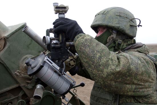 Snap combat readiness check of Southern Military District troops