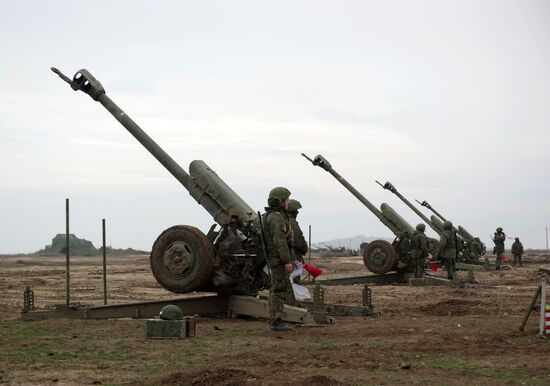 Snap combat readiness check of Southern Military District troops
