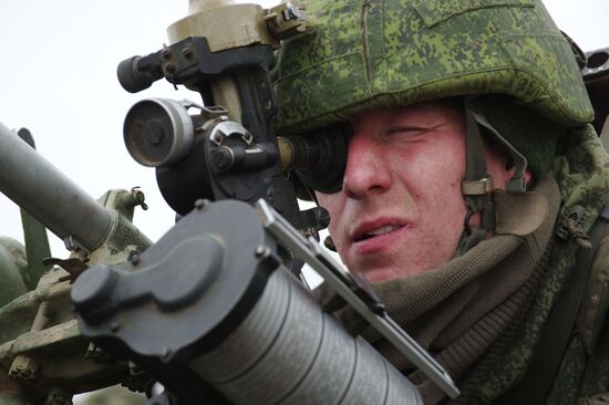 Surprise inspection of Southern Military District force