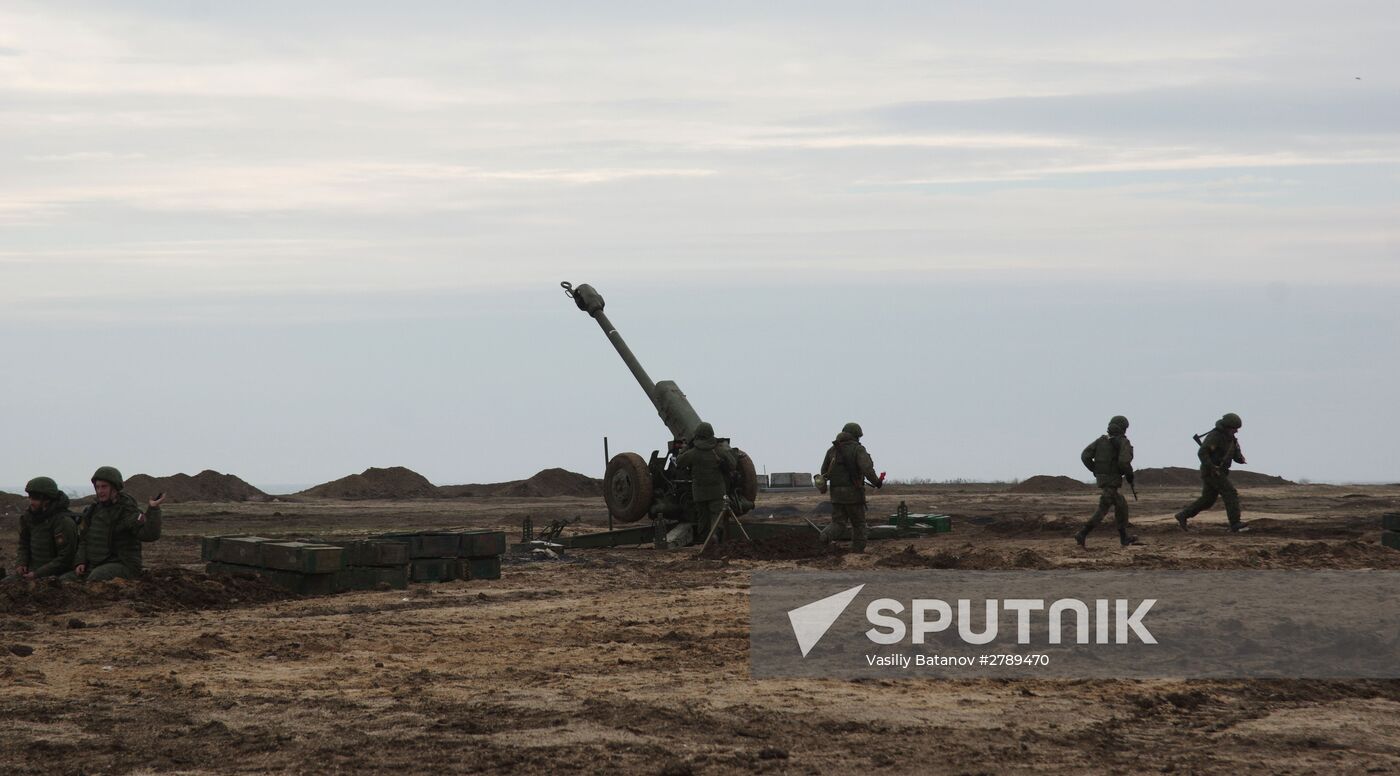 Surprise inspection of Southern Military District force