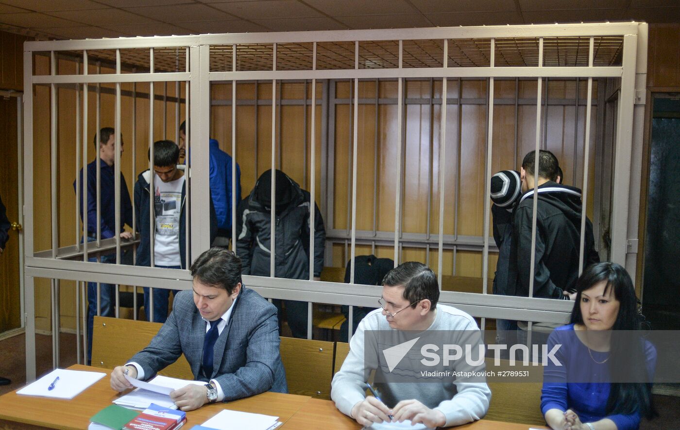 Court hears the case against seven suspects in Yevgeny Leonov sculpture theft