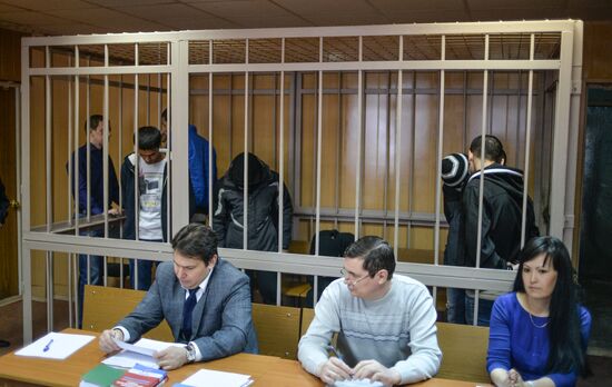 Court hears the case against seven suspects in Yevgeny Leonov sculpture theft