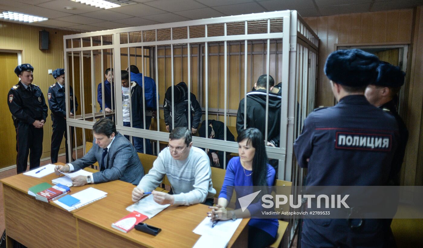 Court hears the case against seven suspects in Yevgeny Leonov sculpture theft