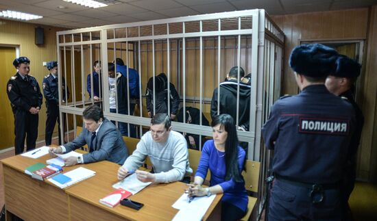 Court hears the case against seven suspects in Yevgeny Leonov sculpture theft