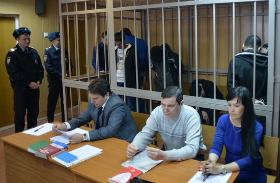 Court hears the case against seven suspects in Yevgeny Leonov sculpture theft