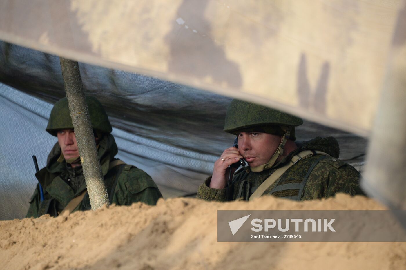 Motorized infantry exercise at Sernovodsky range