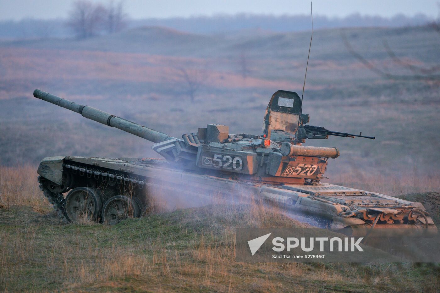 Motorized infantry exercise at Sernovodsky range