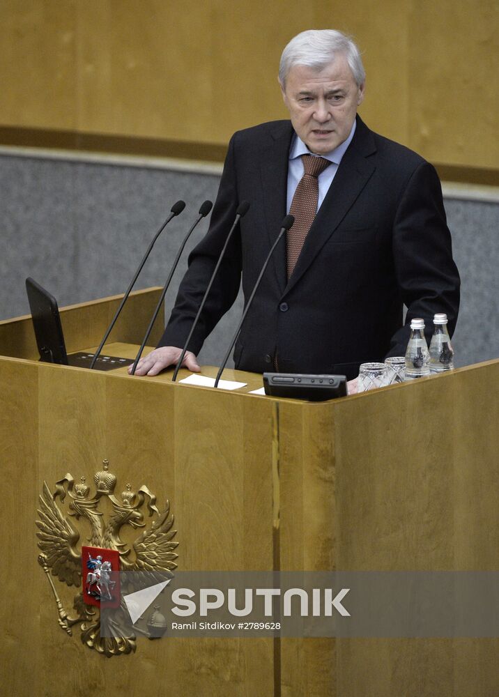 Parliamentary hearings in the Russian State Duma