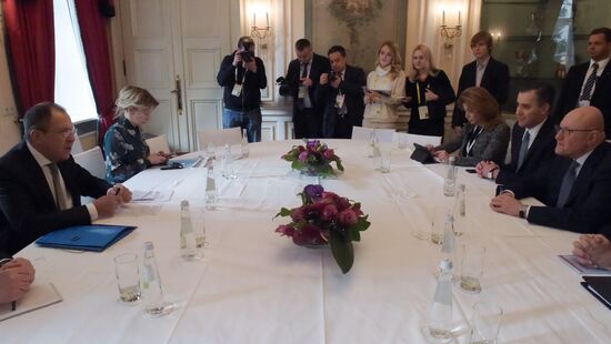 Russian Foreign Minister Lavrov holds talks on the sidelines of Munich Conference