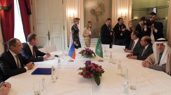 Russian Foreign Minister Lavrov holds talks on the sidelines of Munich Conference