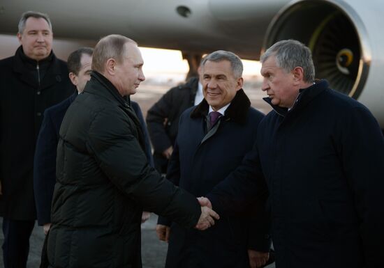 President Putin visits Tatarstan