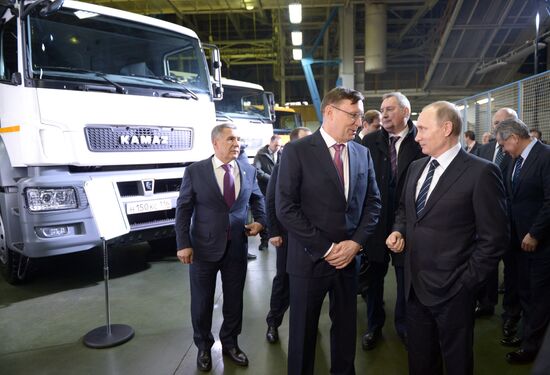 President Putin visits Tatarstan