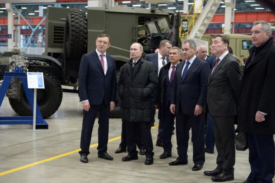 President Vladimir Putin visits Tatarstan