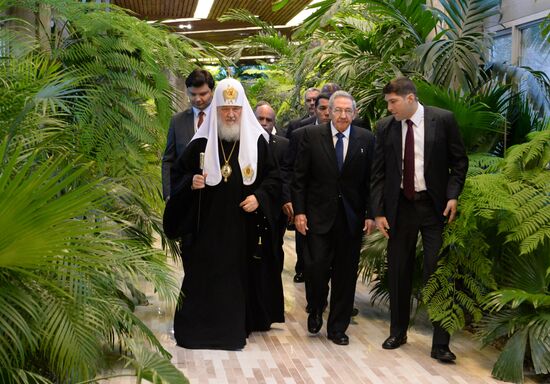 Patriarch of Moscow and All Russia Kirill visits Cuba