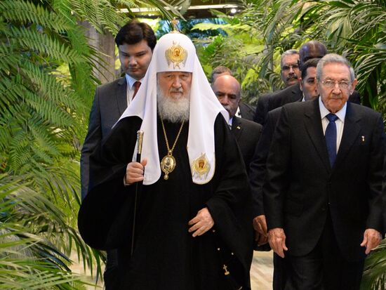 Patriarch of Moscow and All Russia Kirill visits Cuba