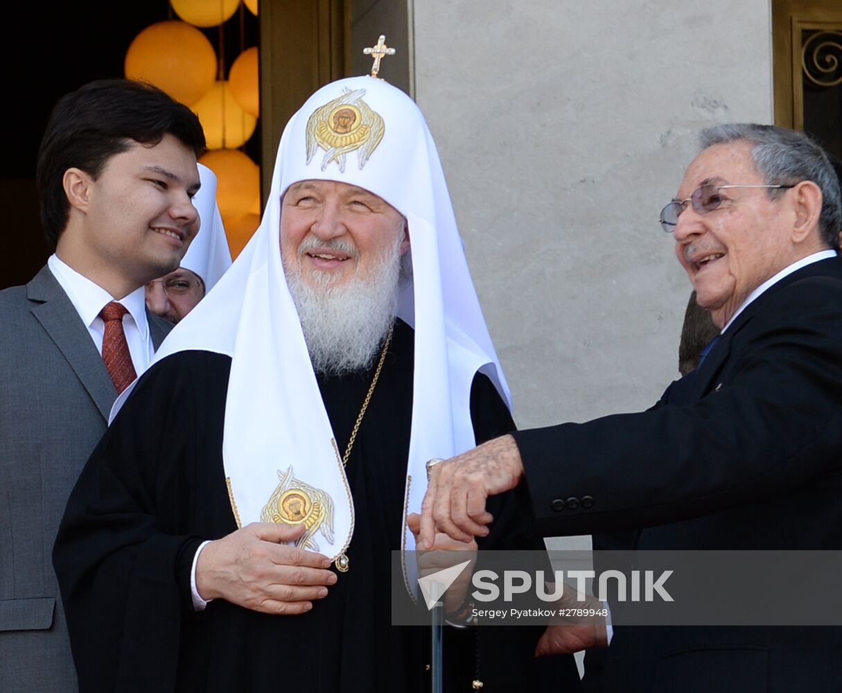 Patriarch of Moscow and All Russia Kirill visits Cuba