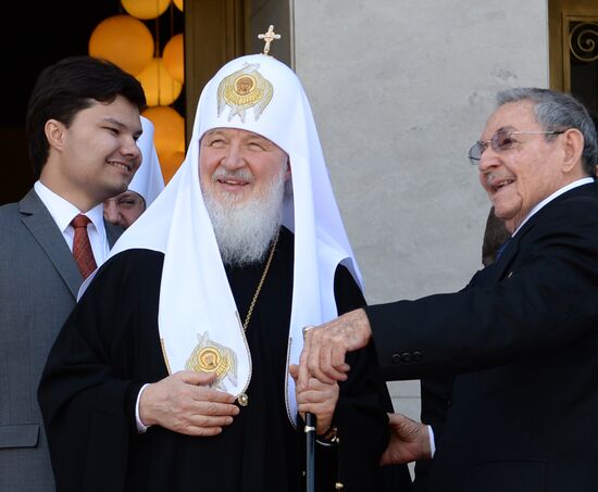 Patriarch of Moscow and All Russia Kirill visits Cuba