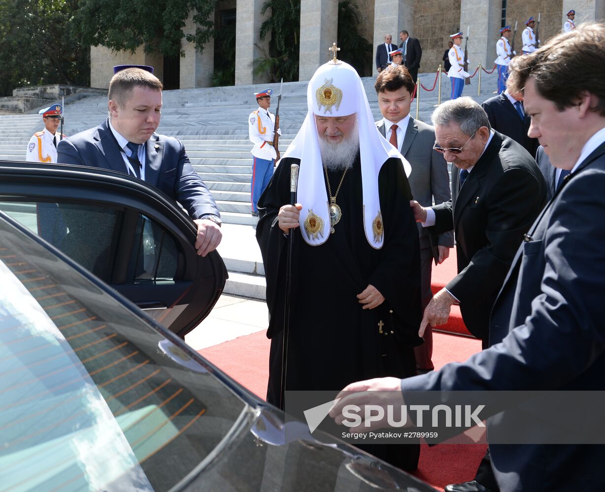 Patriarch of Moscow and All Russia Kirill visits Cuba