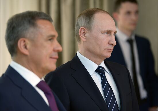 President Vladimir Putin visits Tatarstan