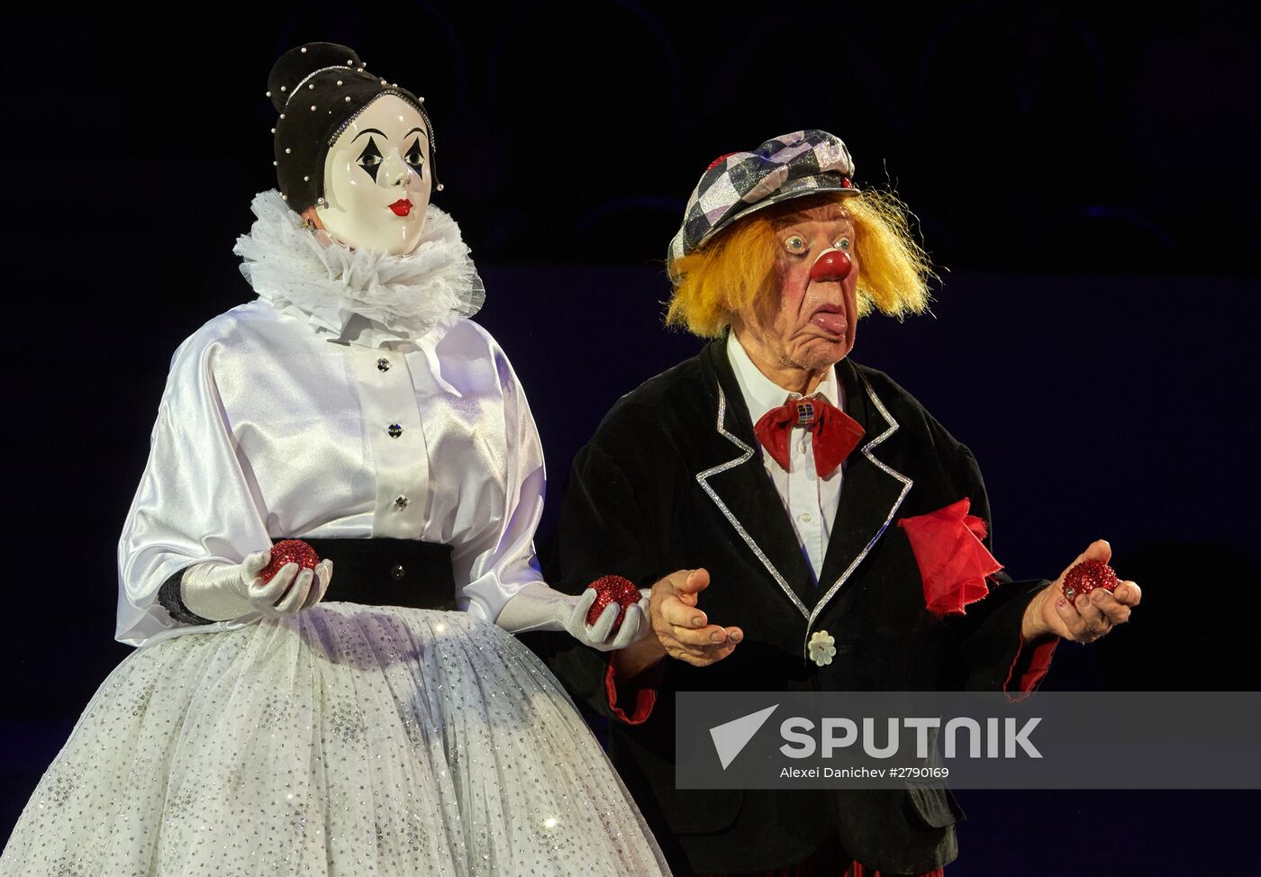 Premiere of new performance 'Let the Sun Shine Always' featuring clown Oleg Popov