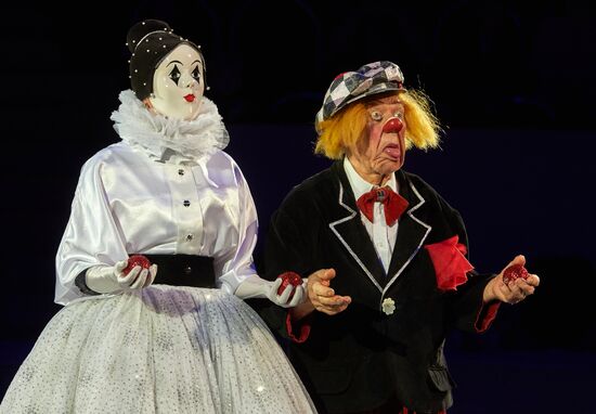 Premiere of new performance 'Let the Sun Shine Always' featuring clown Oleg Popov