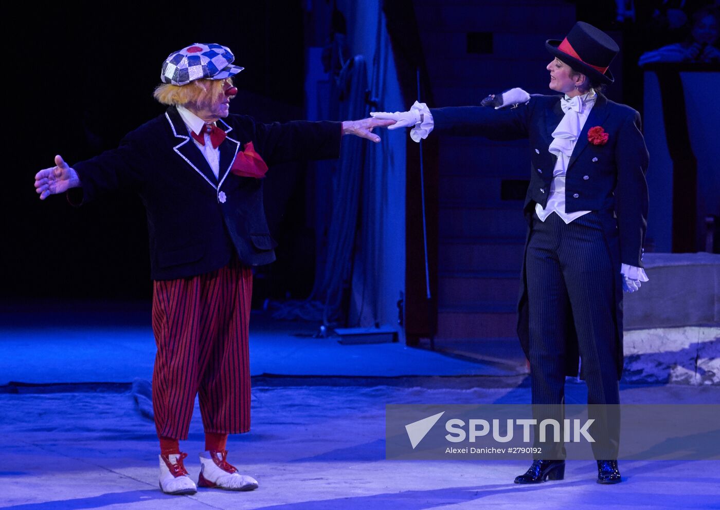 Premiere of new performance 'Let the Sun Shine Always' featuring clown Oleg Popov