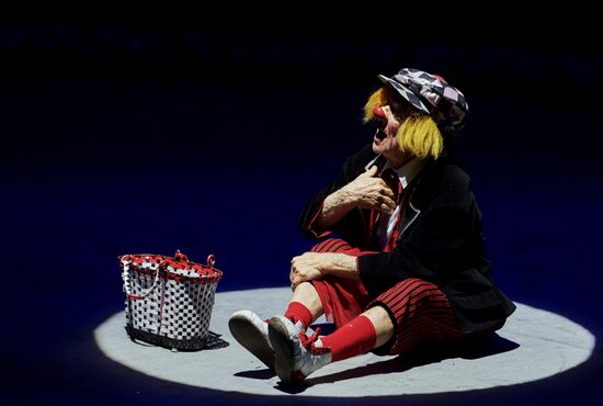 Premiere of new performance 'Let the Sun Shine Always' featuring clown Oleg Popov