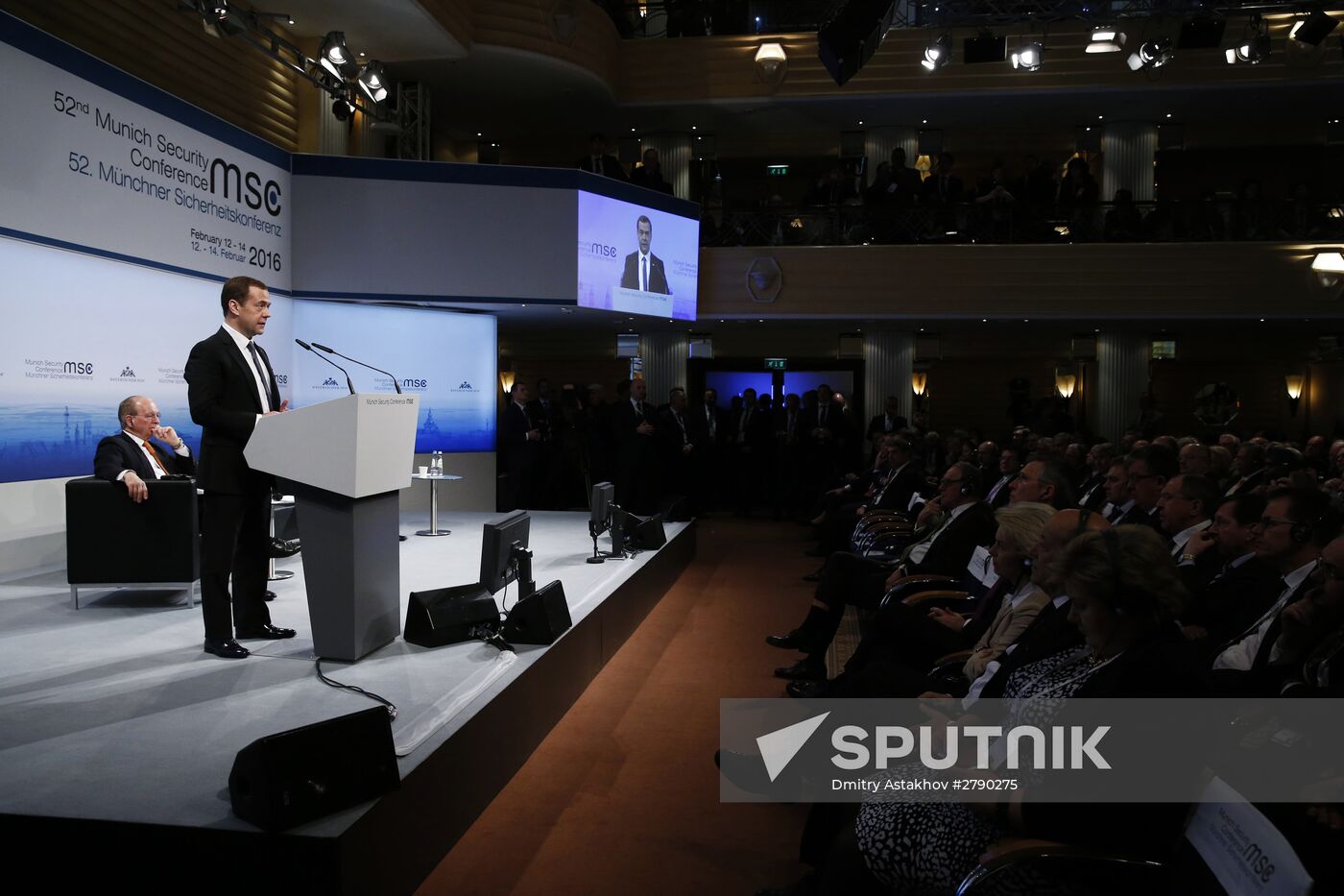 Prime Minister Dmitry Medvedev attends Munich Security Conference