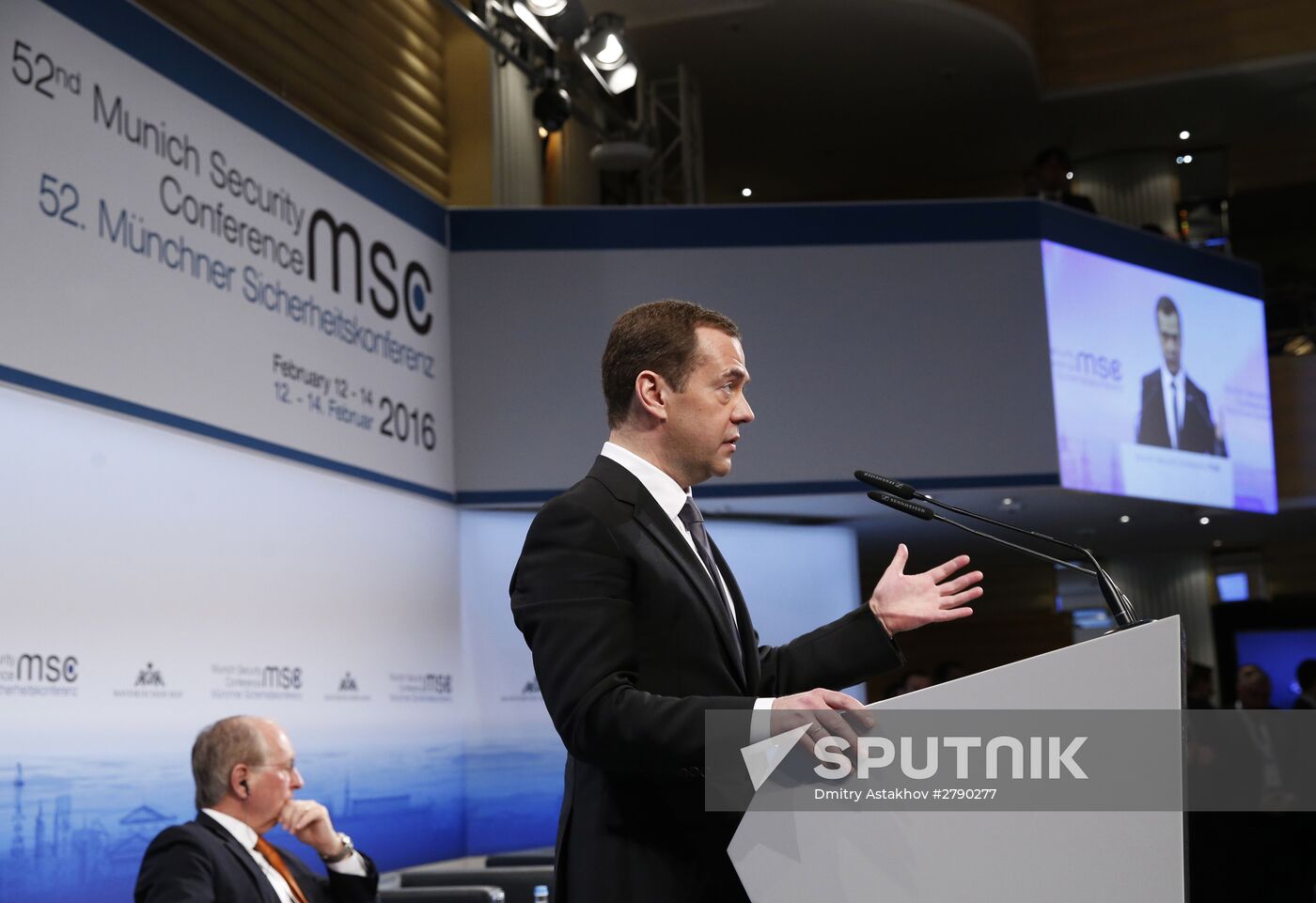 Prime Minister Dmitry Medvedev attends Munich Security Conference