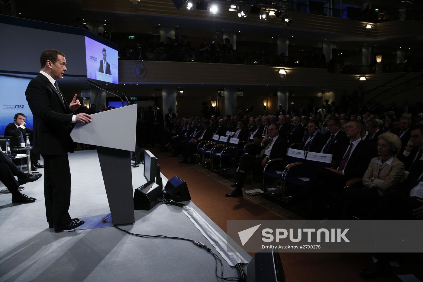 Prime Minister Dmitry Medvedev attends Munich Security Conference