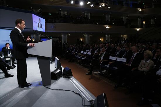 Prime Minister Dmitry Medvedev attends Munich Security Conference