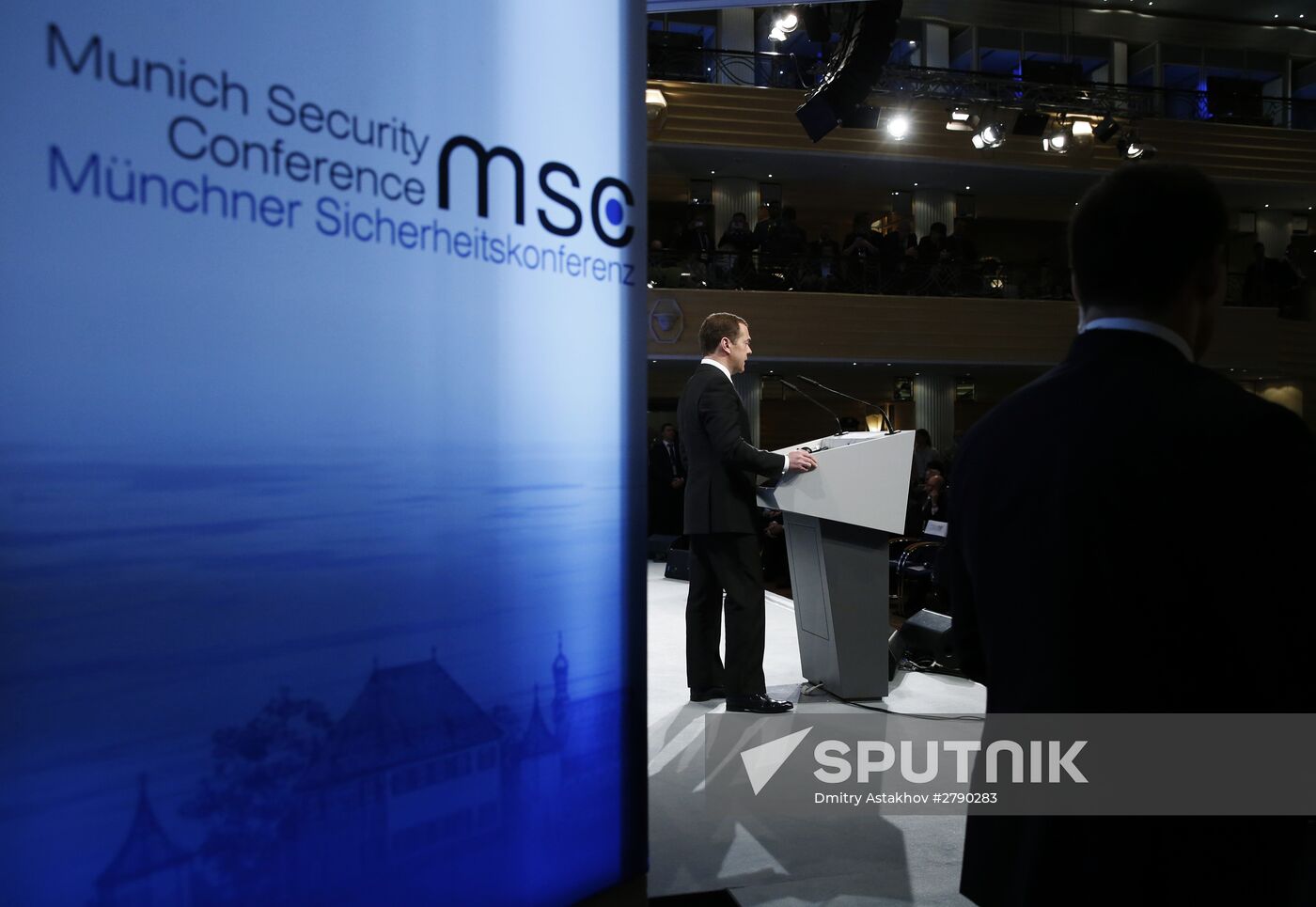 Prime Minister Dmitry Medvedev attends Munich Security Conference