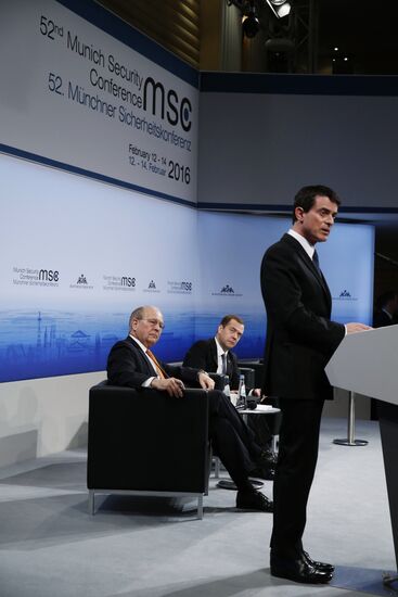 Prime Minister Dmitry Medvedev attends Munich Security Conference