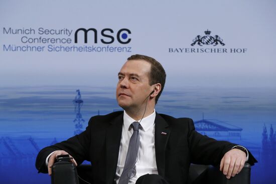 Prime Minister Dmitry Medvedev attends Munich Security Conference