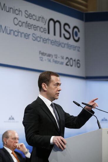 Prime Minister Dmitry Medvedev attends Munich Security Conference
