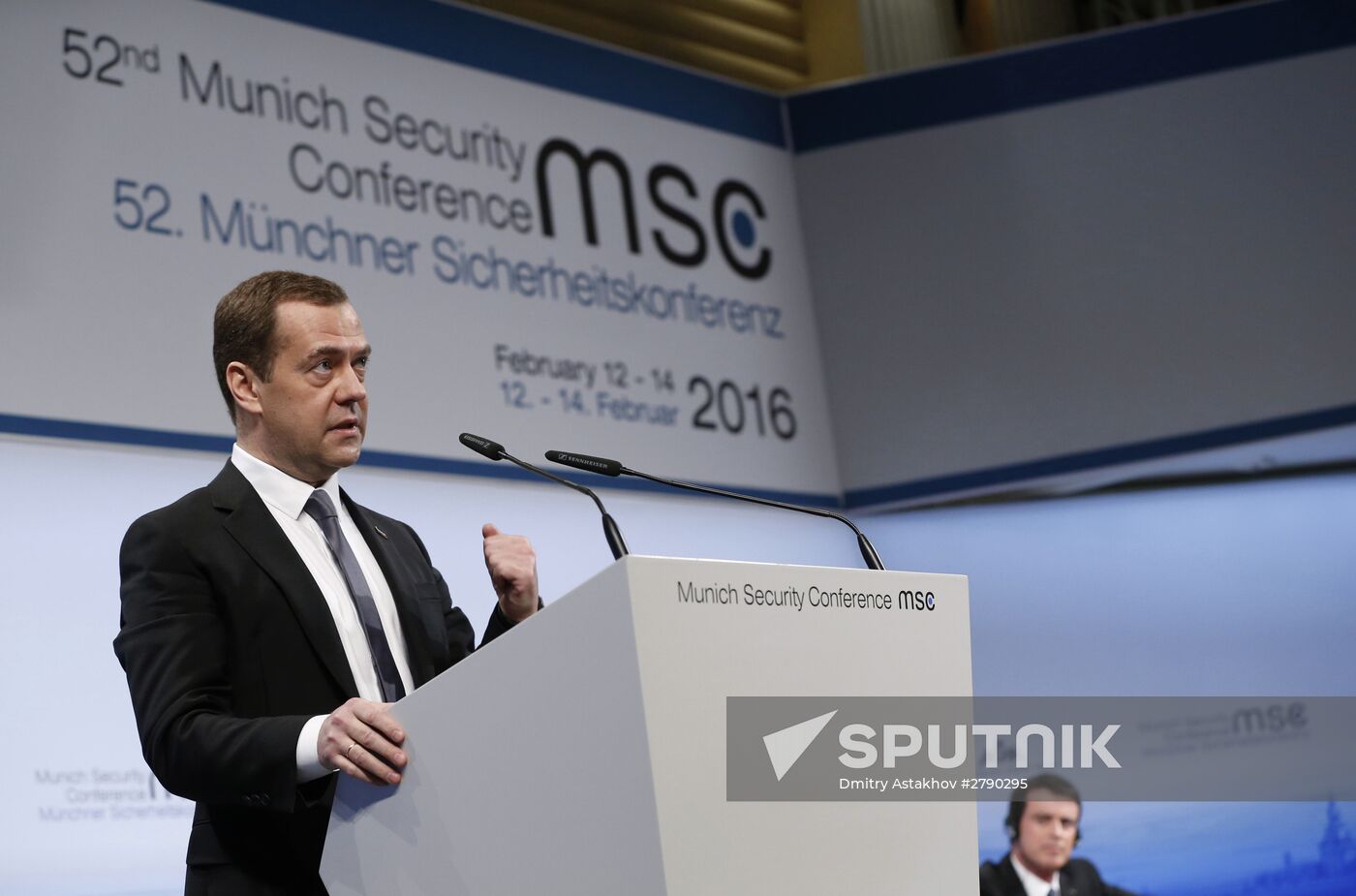 Prime Minister Dmitry Medvedev attends Munich Security Conference