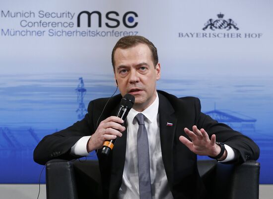Prime Minister Dmitry Medvedev attends Munich Security Conference