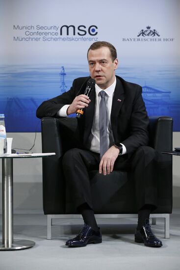 Prime Minister Dmitry Medvedev attends Munich Security Conference