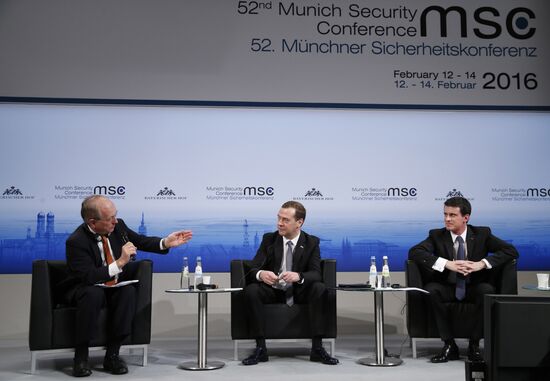 Prime Minister Dmitry Medvedev attends Munich Security Conference
