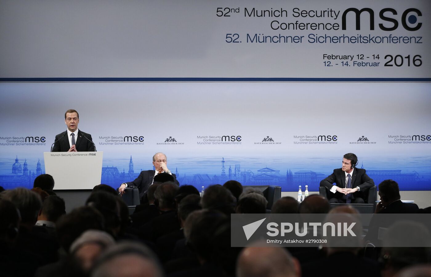 Prime Minister Dmitry Medvedev attends Munich Security Conference