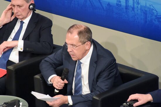 Russian Foreign Minister Lavrov attends Munich Security Conference