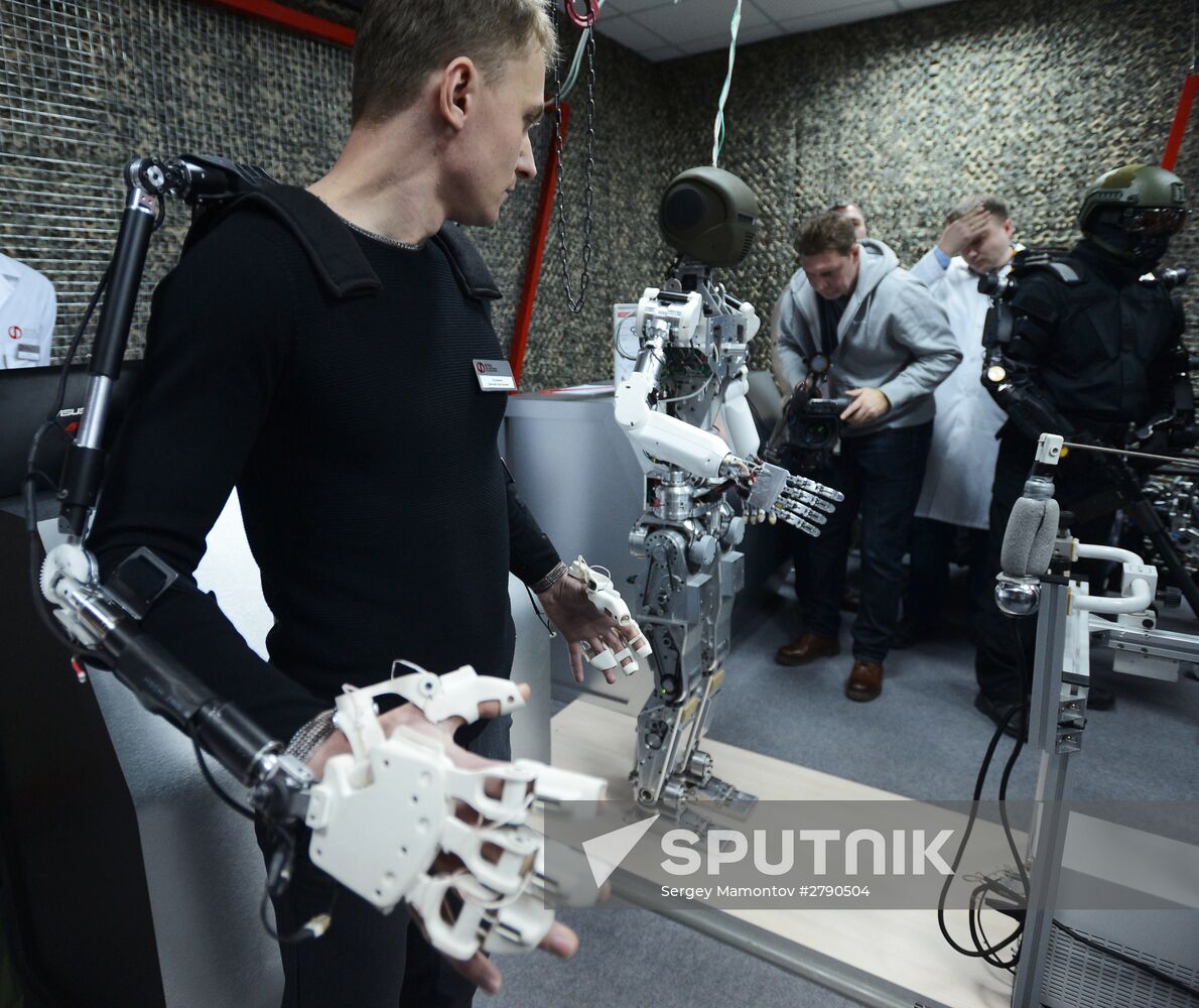Display of state-of-the-art military technologies used in public healthcare