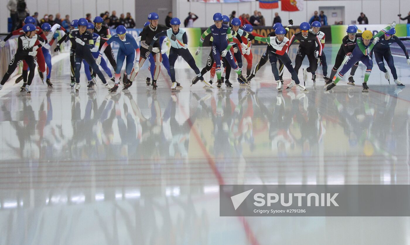 ISU World Single Distance Speed Skating Championships. Day Four