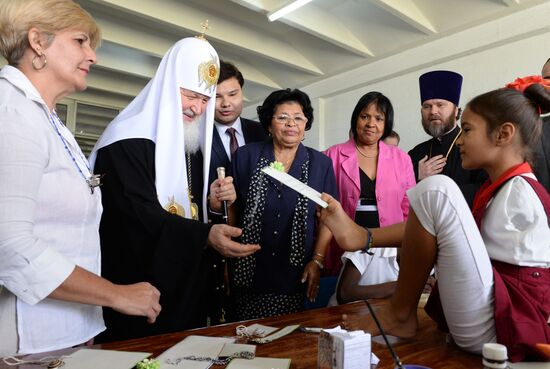 Patriarch Kirill of Moscow and All Russia visits Cuba