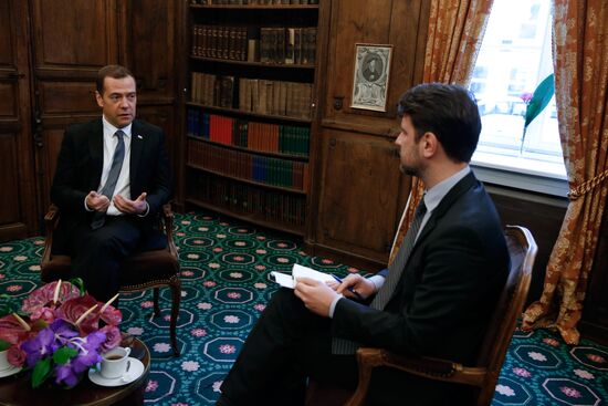Interview of Russian Prime Minister Dmitry Medvedev to Time magazine